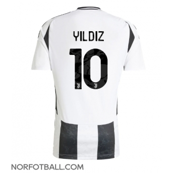 Billige Fotballdrakt Juventus Kenan Yildiz #10 Replika Hjemmedrakt 2024-25 Kortermet